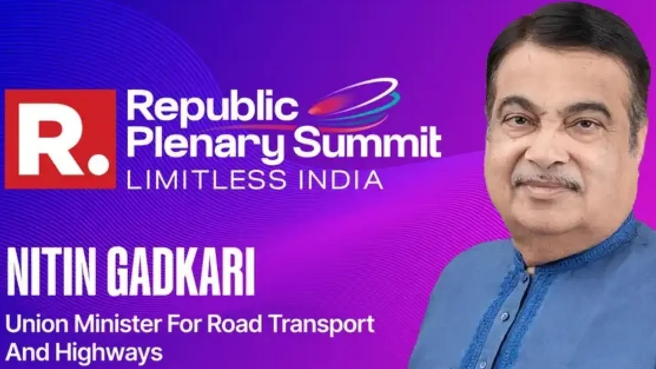 Nitin Kadkari at Republic Plenary Summit
