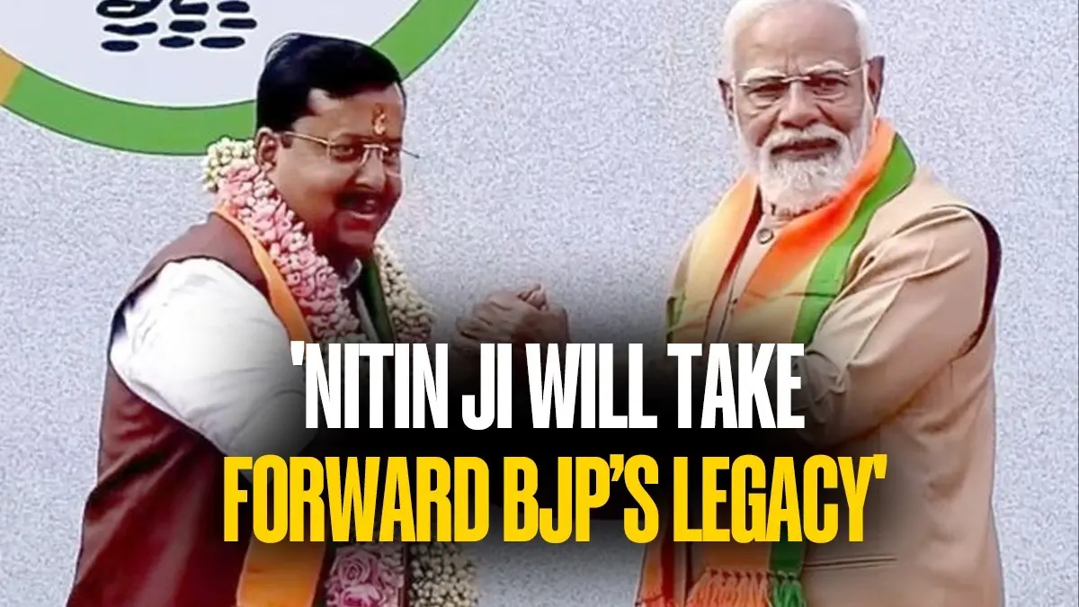 ‘He's My Boss, I’m A Party Worker’: PM Modi Congratulates New 'Millennial' BJP President Nitin Nabin ‘Nitin Nabin Is My Boss, I’m A BJP Worker’: PM Modi Hails New National President Nitin Nabin