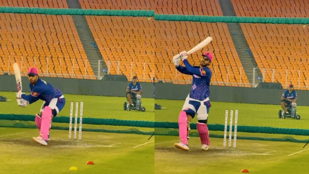 Nitish Rana In The Nets
