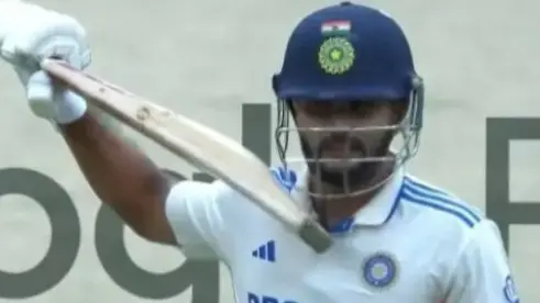 Nitish Reddy's 'Pushpa' Style Celebration After Fifty in Boxing Day Test Goes VIRAL | WATCH Nitish Reddy's 'Pushpa' Style Celebration After Fifty