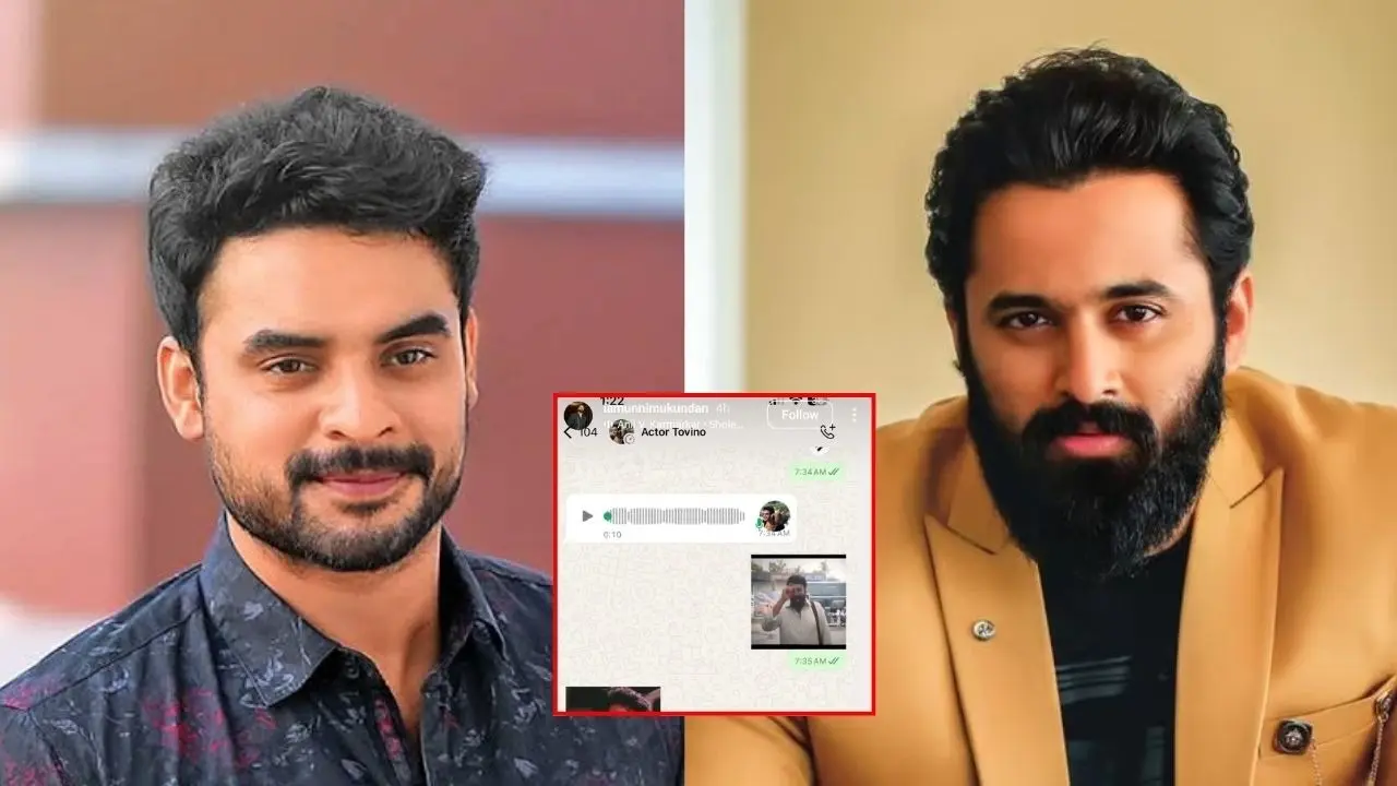 No Bad Blood! Unni Mukundan Releases WhatsApp Chat With Tovino Thomas After Assault Allegations Made By Ex-manager Over Positive Review Of Narivetta No Bad Blood! Unni Mukundan Releases WhatsApp Chat With Tovino Thomas After Assault Allegations Made By Ex-manager Over Positive Review Of Narivetta
