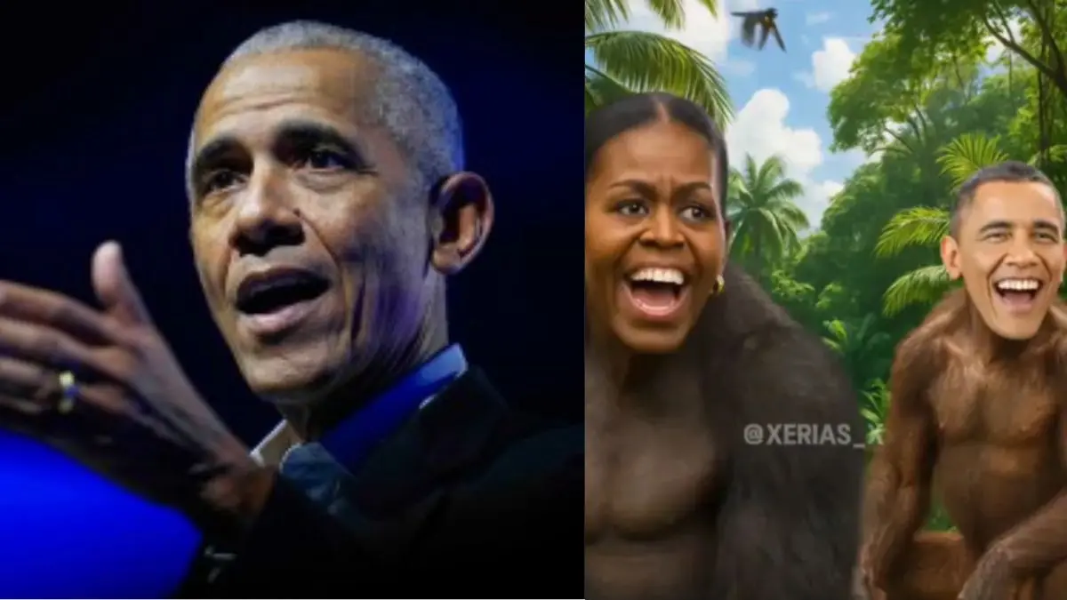 'No Shame, It's a Distraction': Former US President Obama Reacts to AI 'Ape' Video, Calls Out the 'Clown Show' 'No Shame, It's a Distraction': Former US President Obama Reacts to AI 'Ape' Video of Him and Michelle Obama, Calls Out the 'Clown Show'