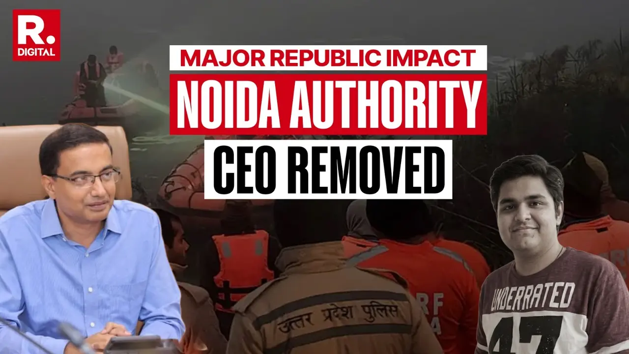 Republic Impact: Noida Authority CEO Removed Over Techie Death Case Noida authority CEO removed