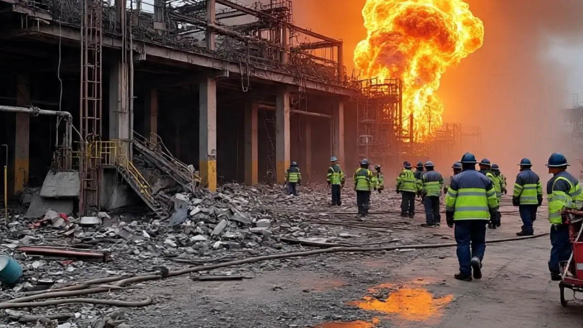 Noida paint company blast