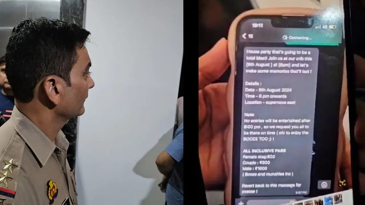 Noida: Police raid on rave party in Super Nova Society