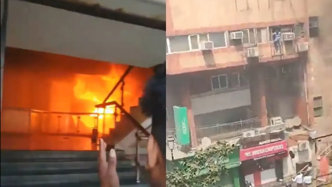 Noida sector 18 fire
