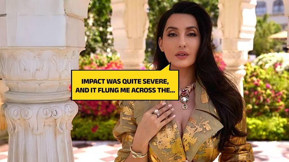 Nora Fatehi breaks silence on car accident