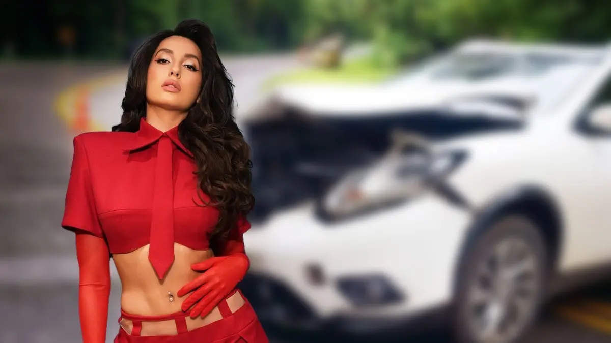 Nora Fatehi car accident