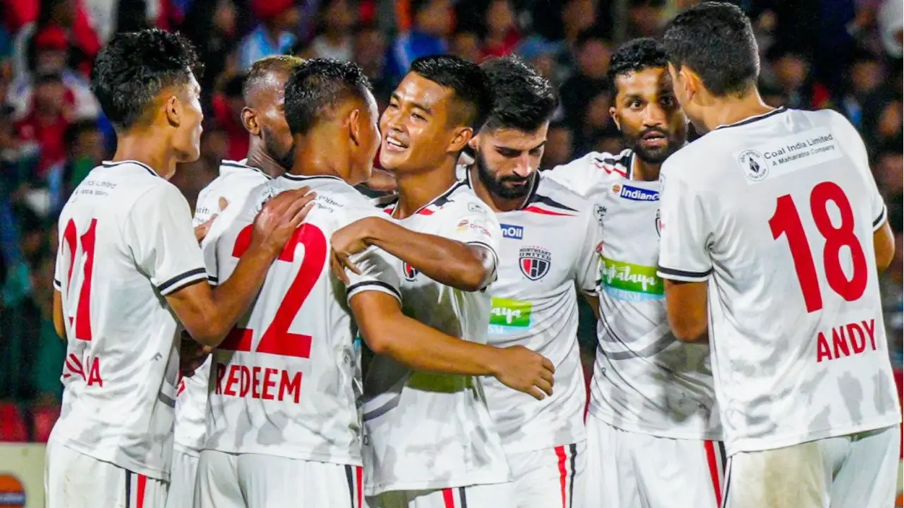 Shillong Lajong FC vs NorthEast United FC, Durand Cup 2025 Semi-final Highlights: SLFC 0-1 NEUFC at Full-time NorthEast United FC beat Shillong Lajong FC 1-0 in the Durand Cup 2025 semi-final.