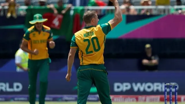 Anrich Nortje yet to remain Wicketless in a T20WC