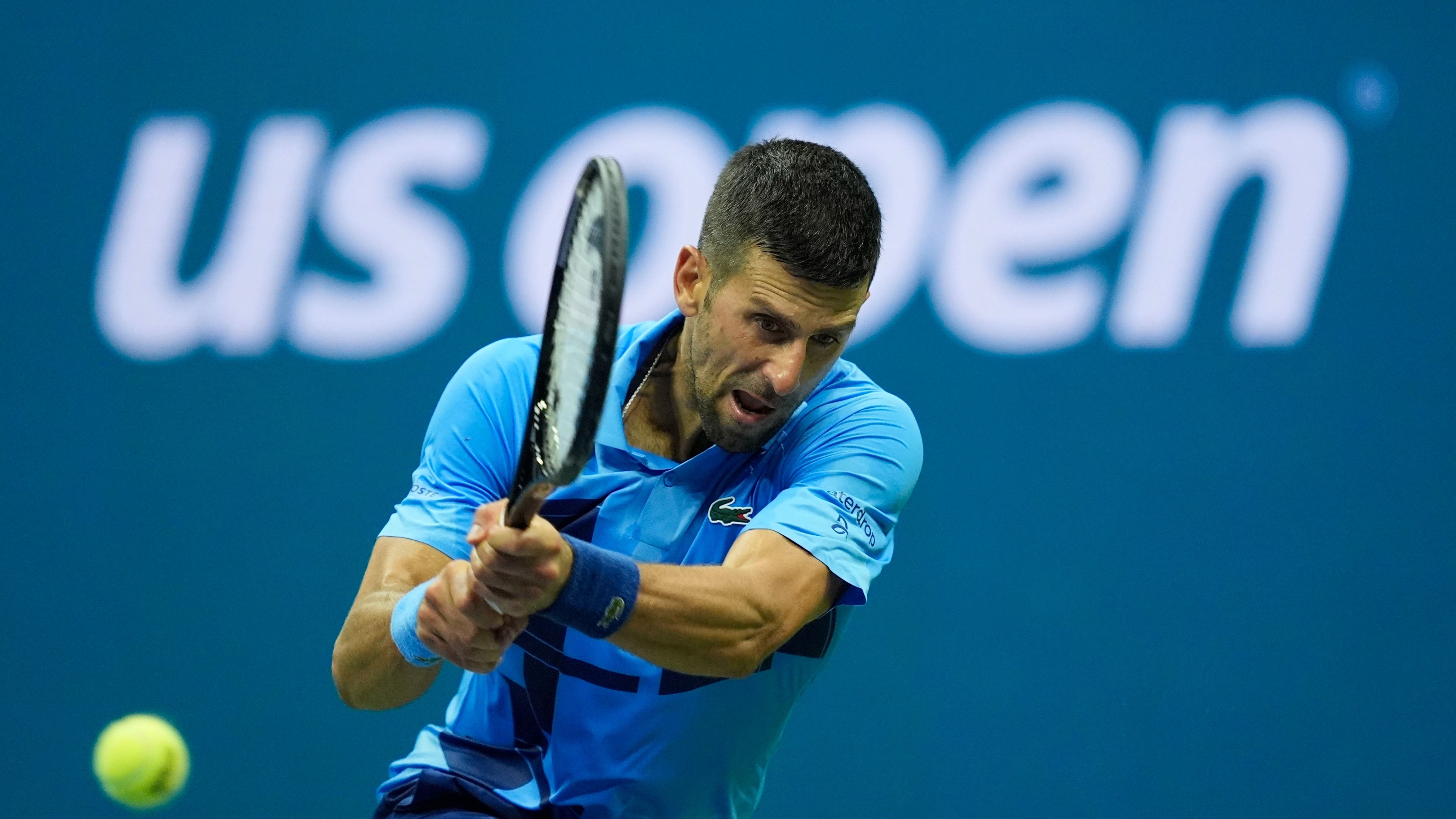 US Open 2024 Novak Djokovic Claims Straight Set Victory in Pursuit of