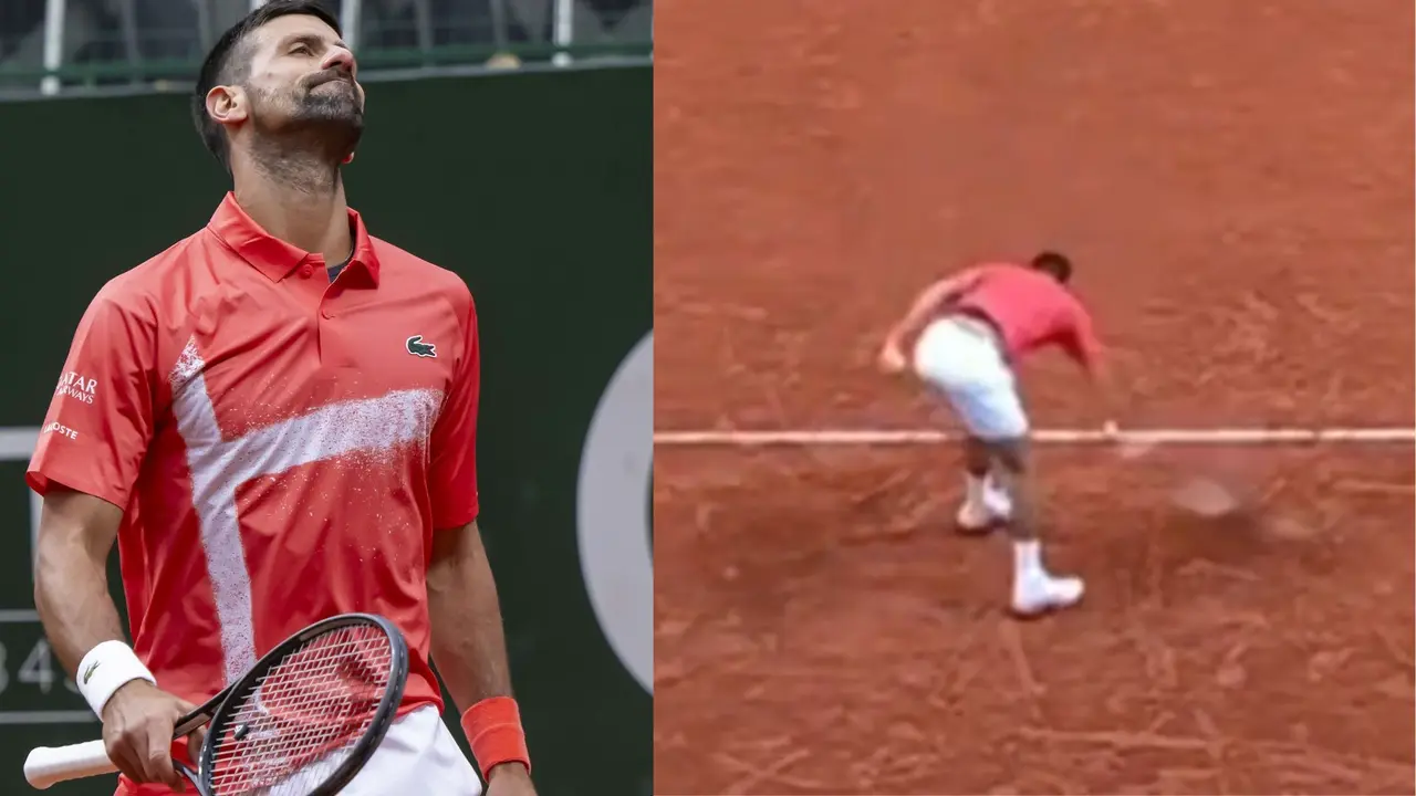 WATCH | Frustrated Novak Djokovic Smashes Tennis Racket in Anger During Geneva Open Match Novak Djokovic