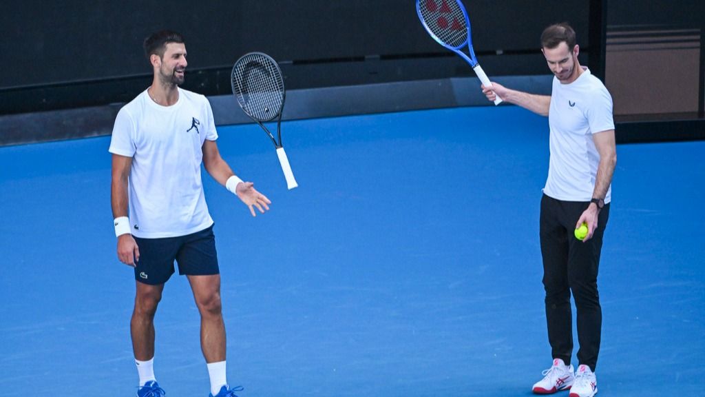 Novak Djokovic Fine Tunes His Skills With Coach Andy Murray In