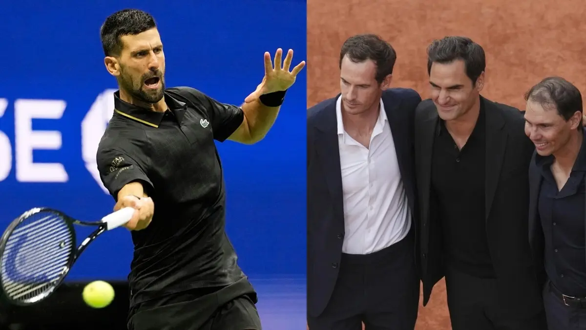 Novak Djokovic, Andy Murray, Roger Federer and Rafael Nadal