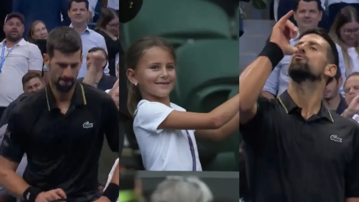 Novak Djokovic celebrates his daughter's birthday