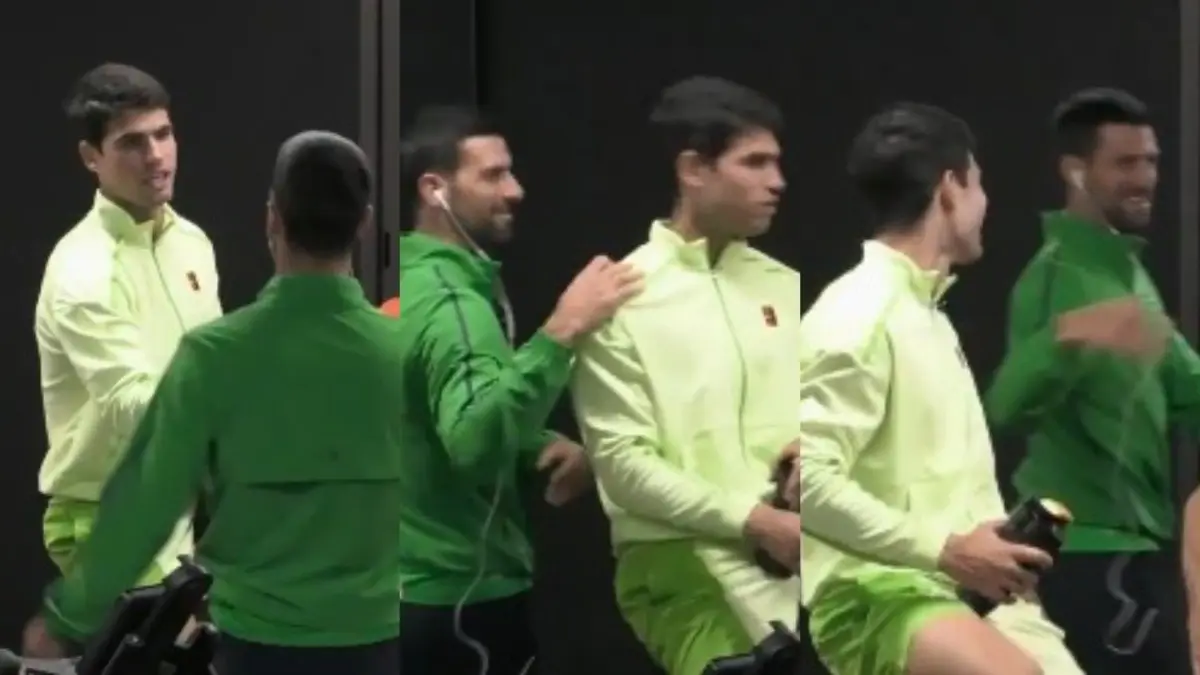 WATCH | Novak Djokovic Commends Carlos Alcaraz On Historic Semi-Final Triumph At Australian Open 2026 Novak Djokovic congratulates Carlos Alcaraz