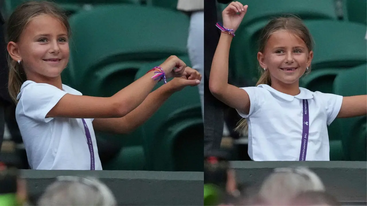 Novak Djokovic Daughter Dance Wimbledon 2025