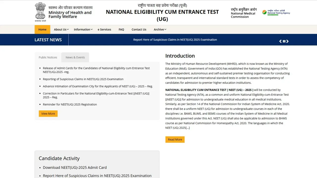 NTA NEET Answer Key 2025 Soon at neet.nta.nic.in, Here's How to Download