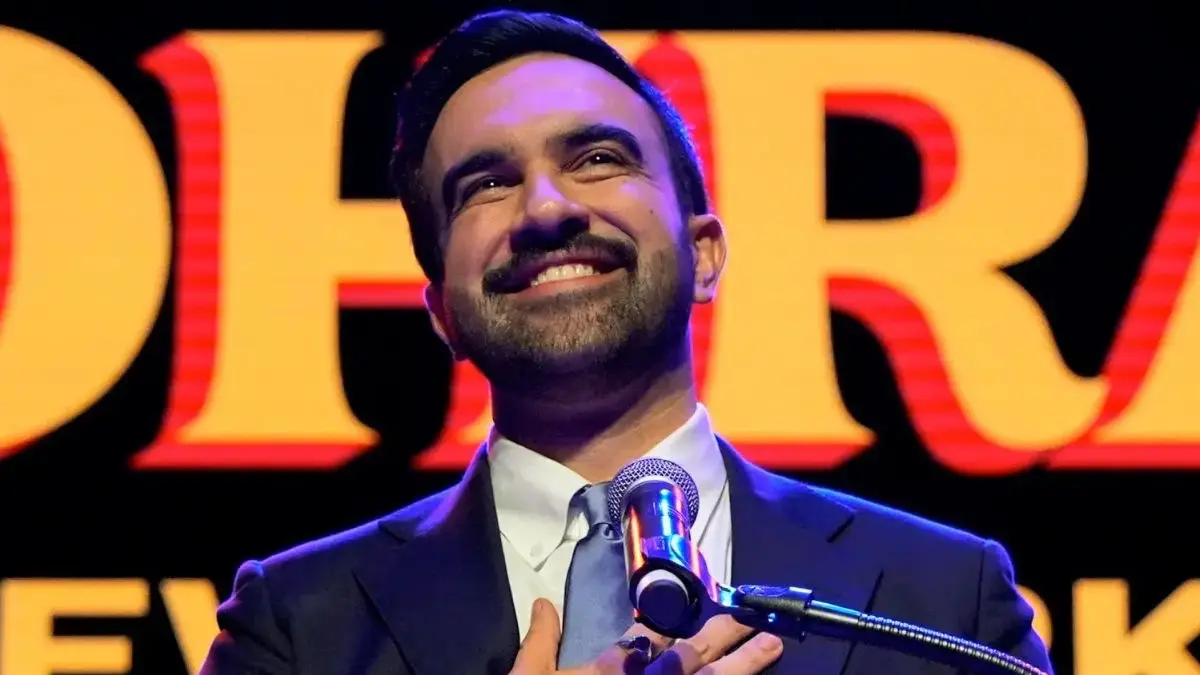 NYC Mayor Zohran Mamdani's Trump mention in his acceptance speech.