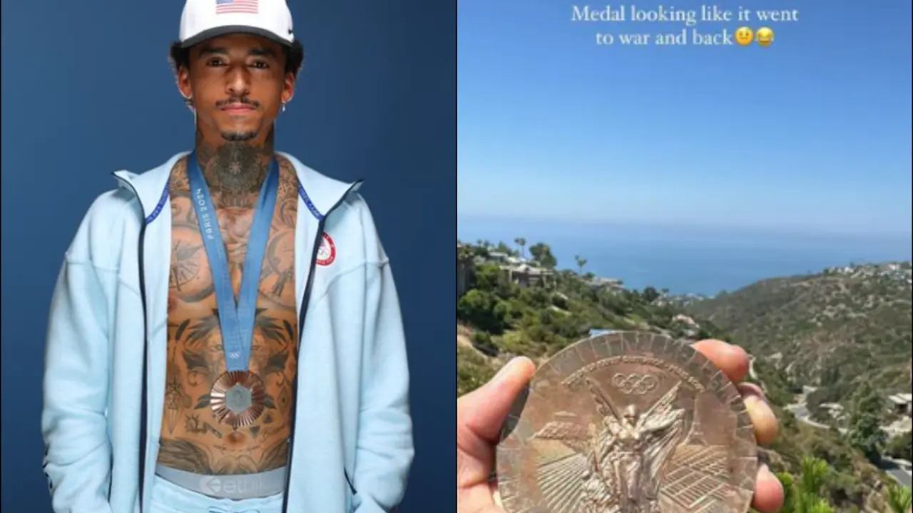 Nyjah Huston Raises Concerns Over Poor Quality of Paris 2024 Olympic Medal