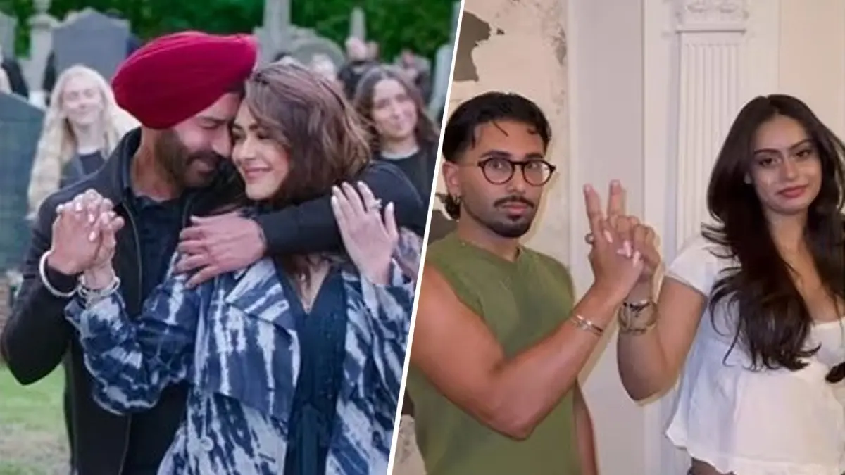 Nysa Devgn recreates Ajay Devgn's steps