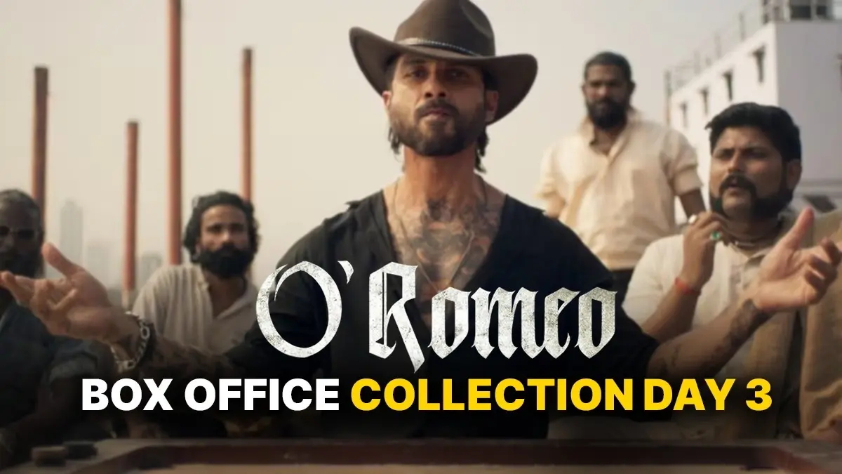 O'Romeo Box Office Collection : Ind vs Pak मैच के बावजूद 'ओ रोमियो' की रफ्तार नहीं पड़ी धीमी, पहले वीकेंड में शाहिद की फिल्म ने कमाए इतने करोड़ o-romeo-box-office-collection-day-3-starring-shahid-kapoor-tripti-dimri-and-others-bollywood-hindi-film