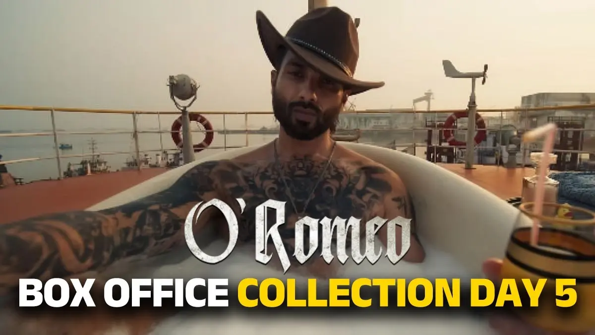 O'Romeo Box Office Collection Day 5: शाहिद कपूर की 'ओ रोमियो' ने 5वें दिन पकड़ी रफ्तार, मंगलवार को फिल्म ने कुल इतने कमाए o-romeo-box-office-collection-day-5-starring-shahid-kapoor-tripti-dimri-and-others-bollywood-hindi-film