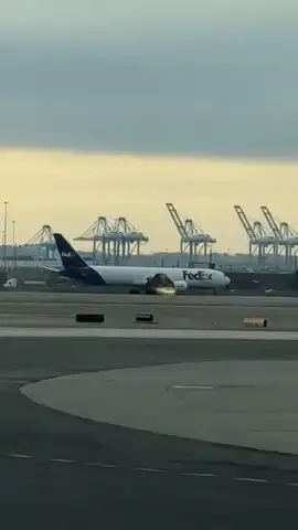 BREAKING: FedEx Plane Catches Fire Midair Before Making Emergency Landing