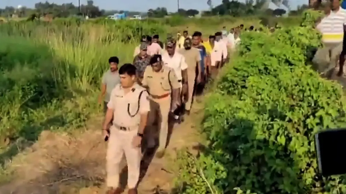 Odisha: Teen Set Ablaze By Miscreants, Police Teams At The Site Of Incident