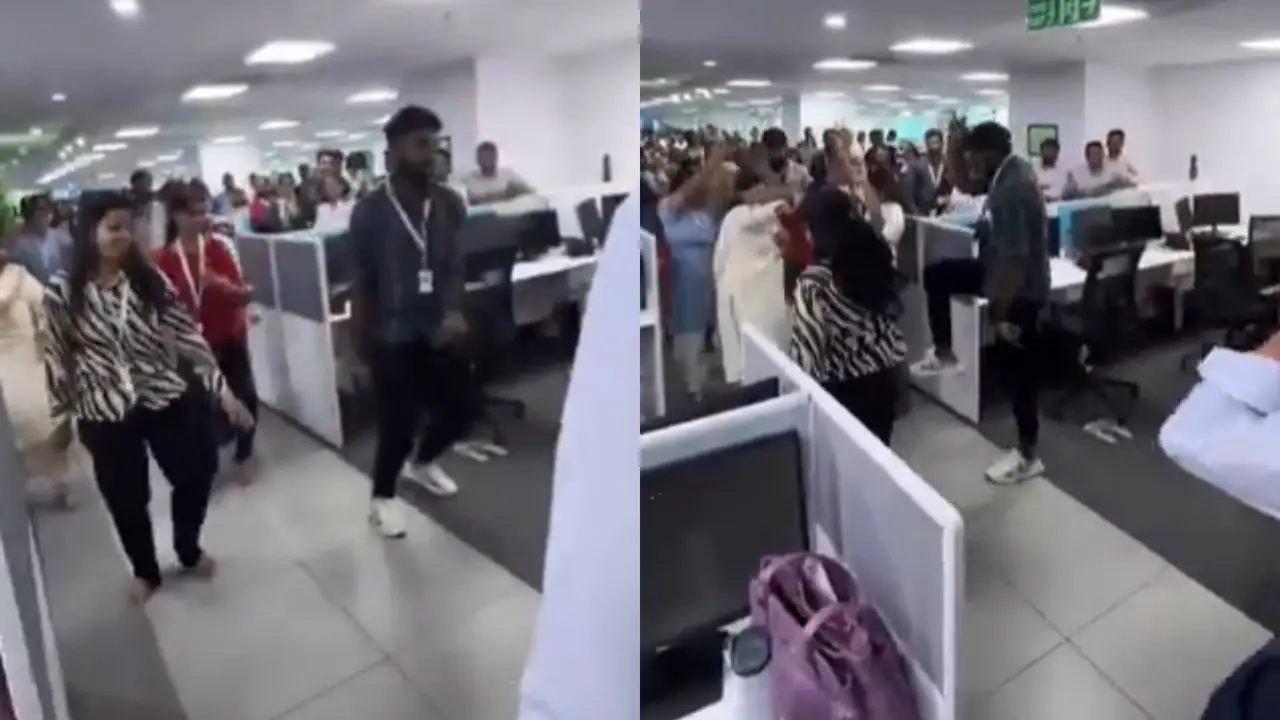 Office dance viral video