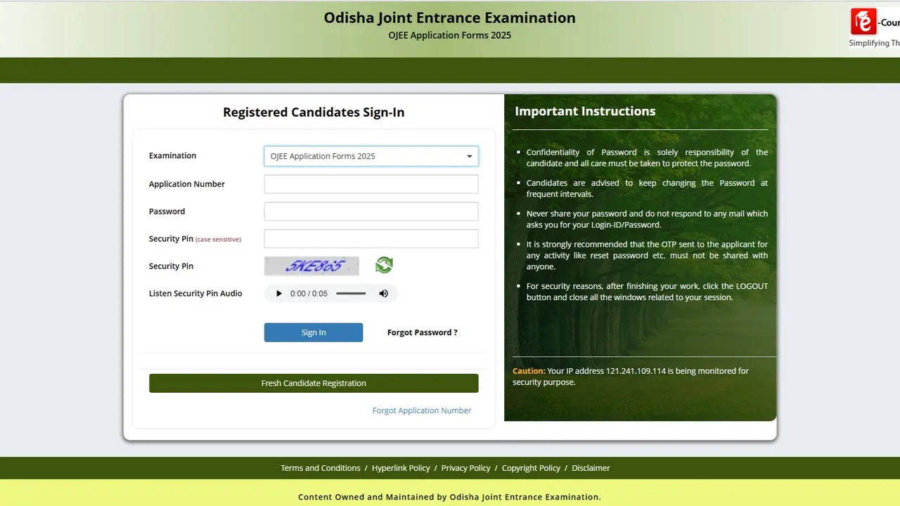 OJEE 2025 Registration Deadline Tomorrow at ojee.nic.in, Know How to Apply OJEE 2025