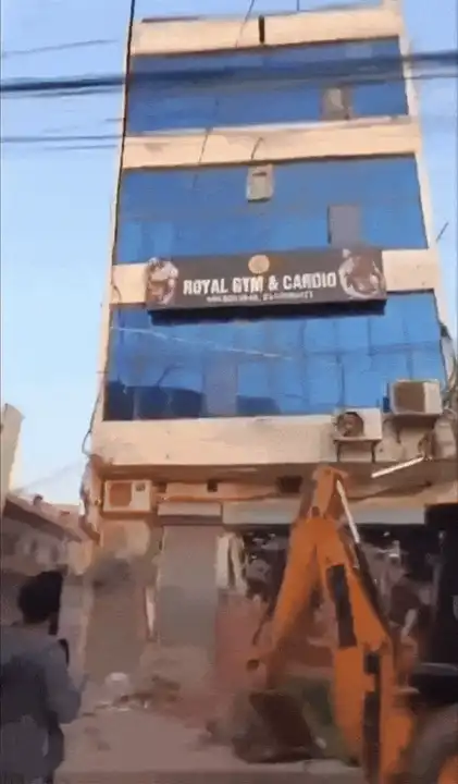 Mohali Building Collapse Video