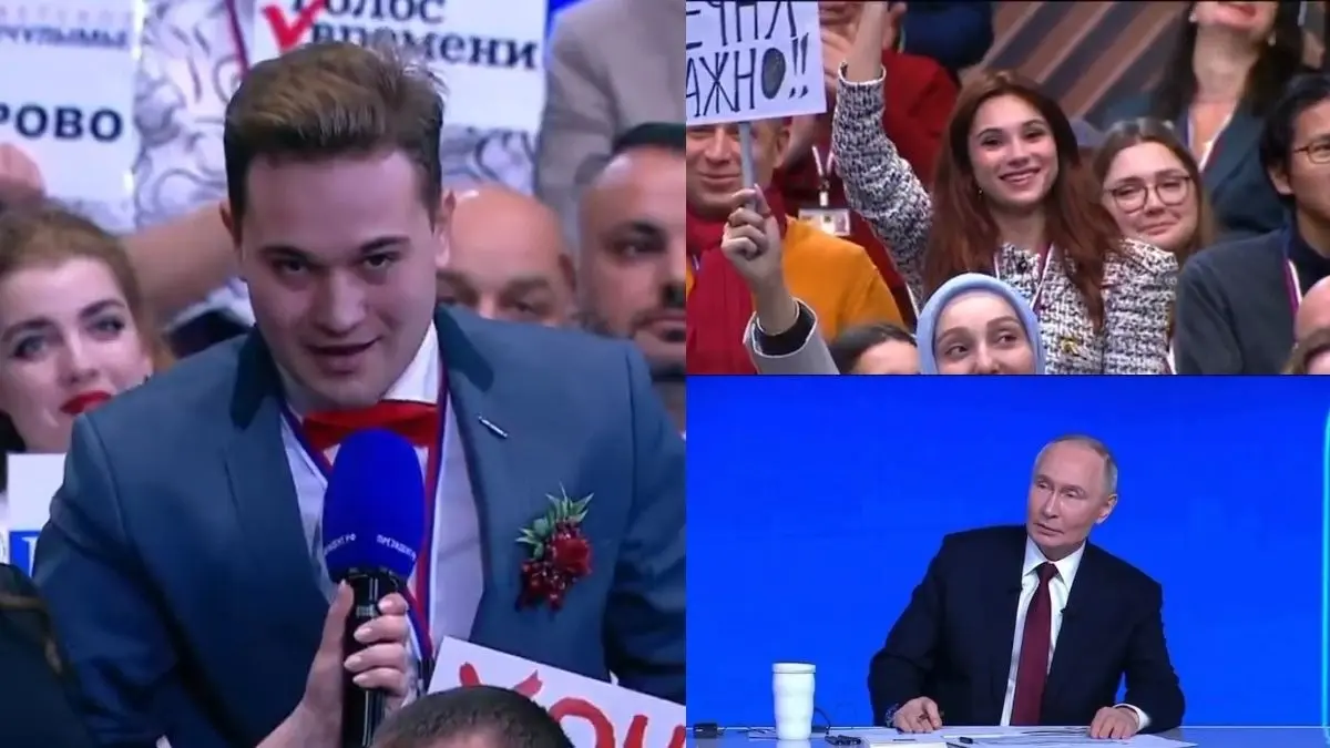 'Olga, Will You Marry Me?': Man Proposes To Girlfriend During Putin's Live Presser