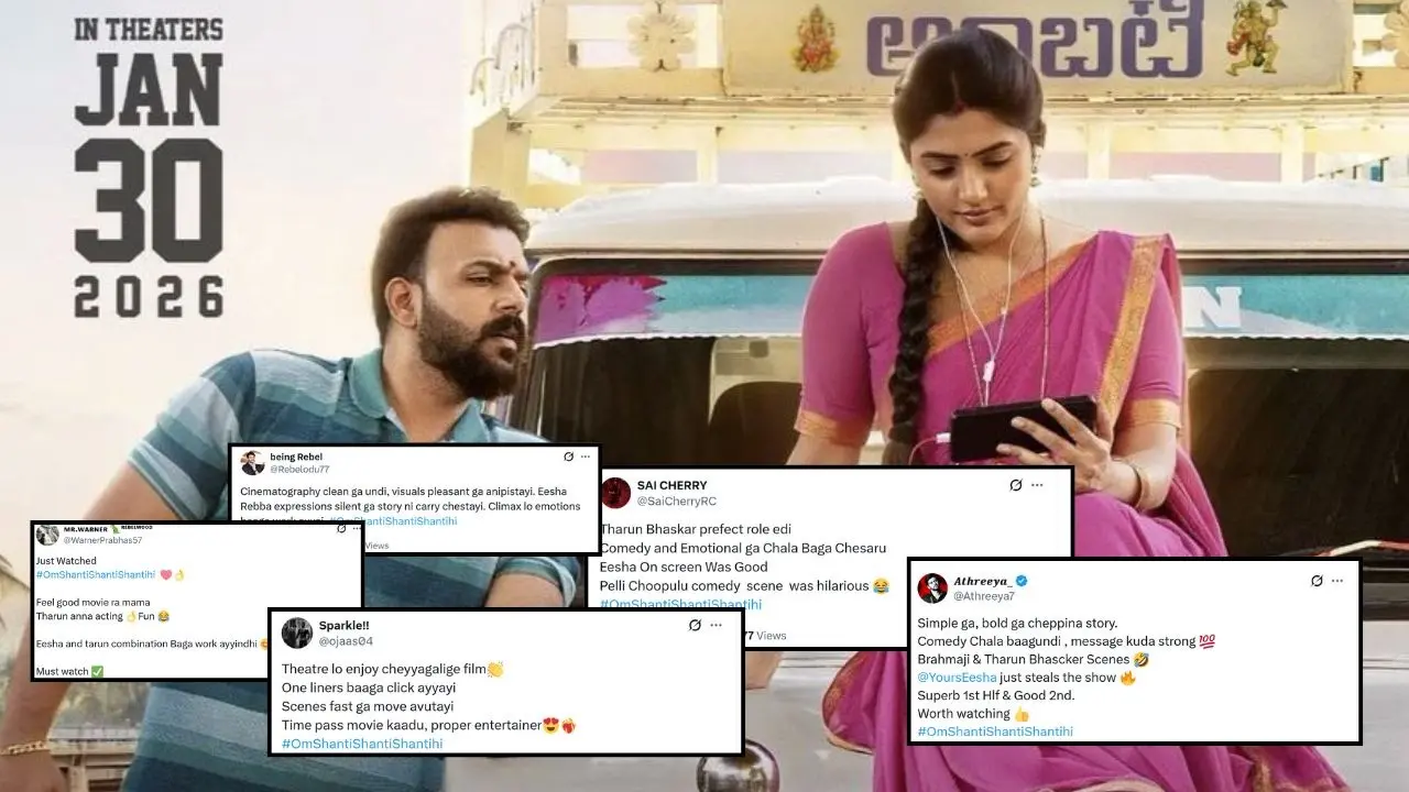 Om Shanti Shanti Shantihi X Review: Netizens Share Verdict Of Tharun Bhascker’s Telugu Remake Of Jaya Jaya Jaya Jaya Hey Om Shanti Shanti Shantihi X Review