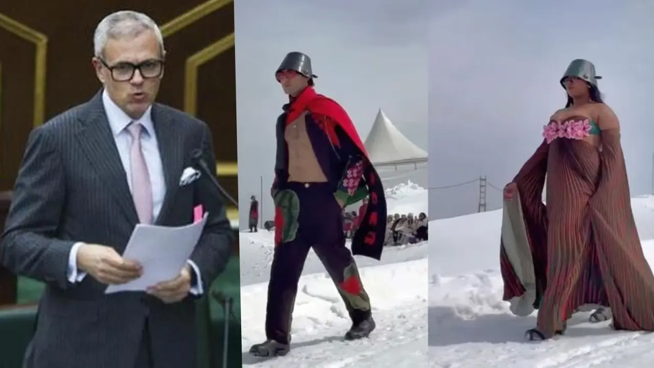 Omar Abdullah Slams Gulmarg Fashion Show, Calls It ‘Unacceptable in Any Month of the Year’ Omar Abdullah Slams Gulmarg Fashion Show, Calls It ‘Unacceptable in Any Month of the Year’