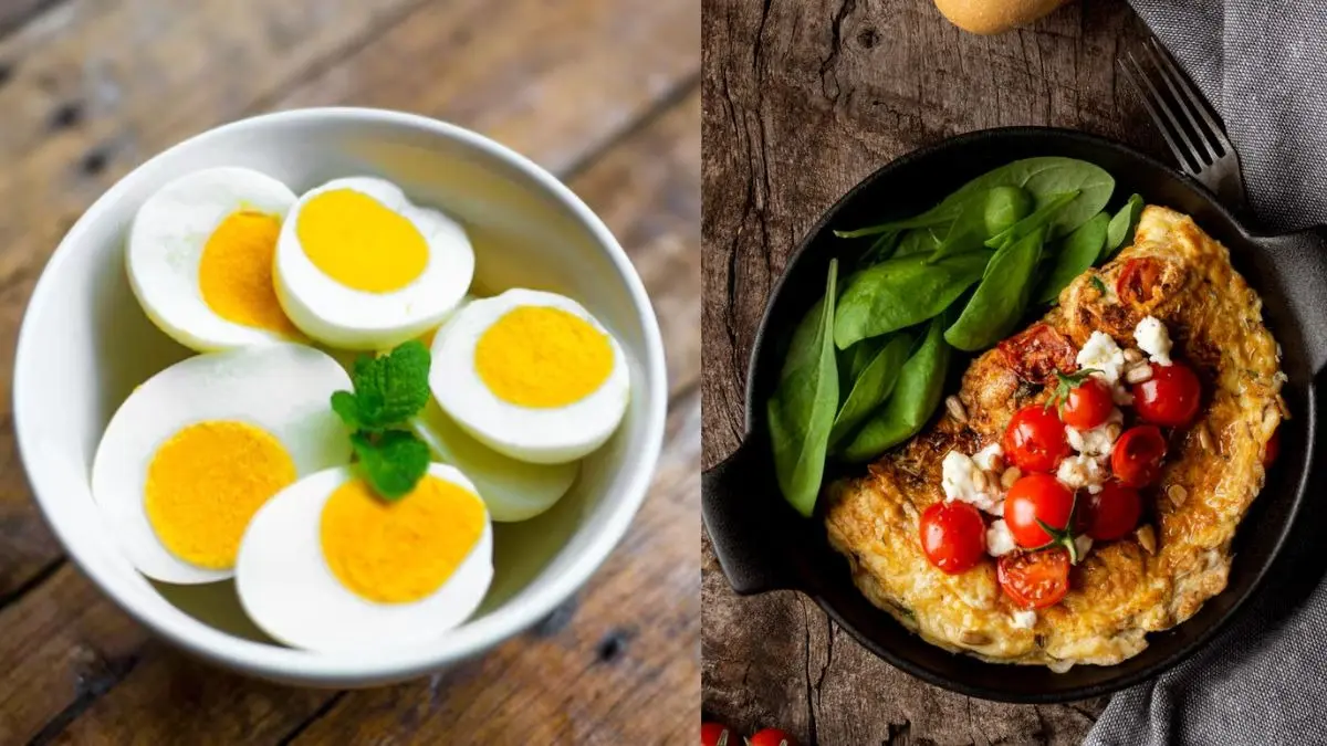 omelette vs boiled egg