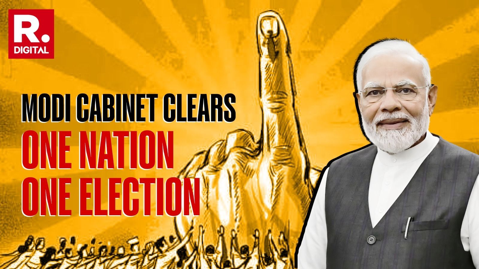 One Nation, One Election Approved By Cabinet, Comprehensive Bill Soon ...