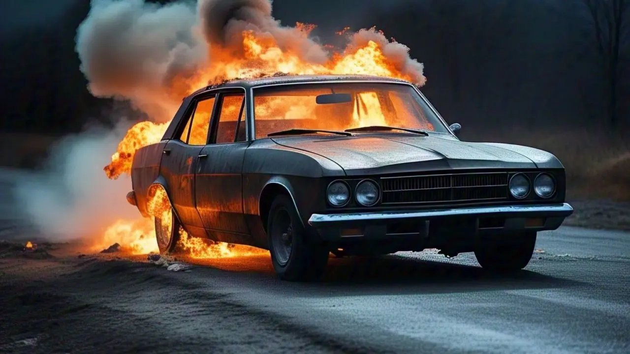 मप्र: पेड़ से टकराने के बाद कार में आग लगने से एक व्यक्ति की मौत, चार घायल One person died, four injured as car caught fire after hitting a tree