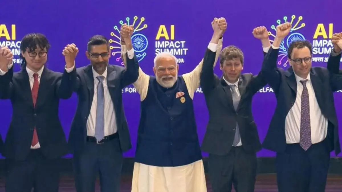 India AI Impact Summit: Why OpenAI CEO, Anthropic CEO Skipped Hand Raise Gesture OpenAI and Anthropic's rivalry takes centre stage at AI Impact Summit 2026.