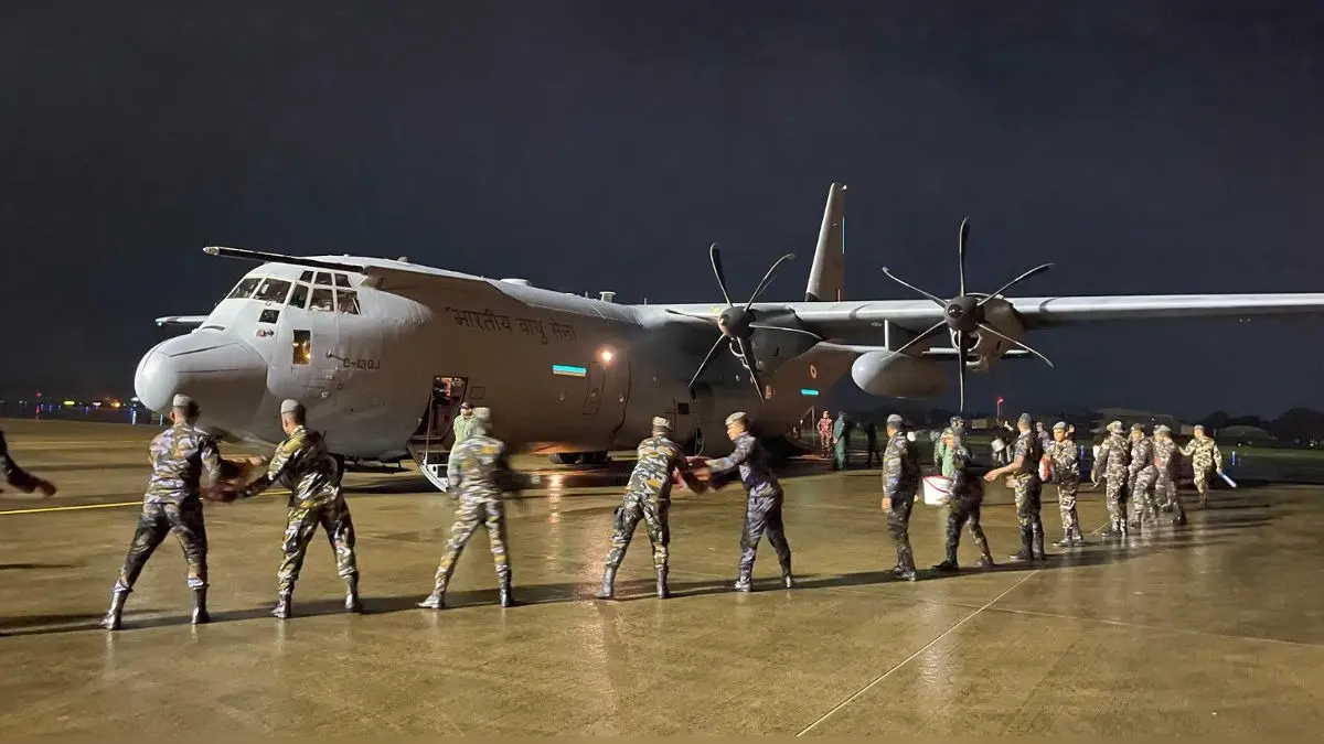 Operation Sagar Bandhu: IAF IL-76 Arrives In Sri Lanka With 80 NDRF Personnel, Relief Supplies