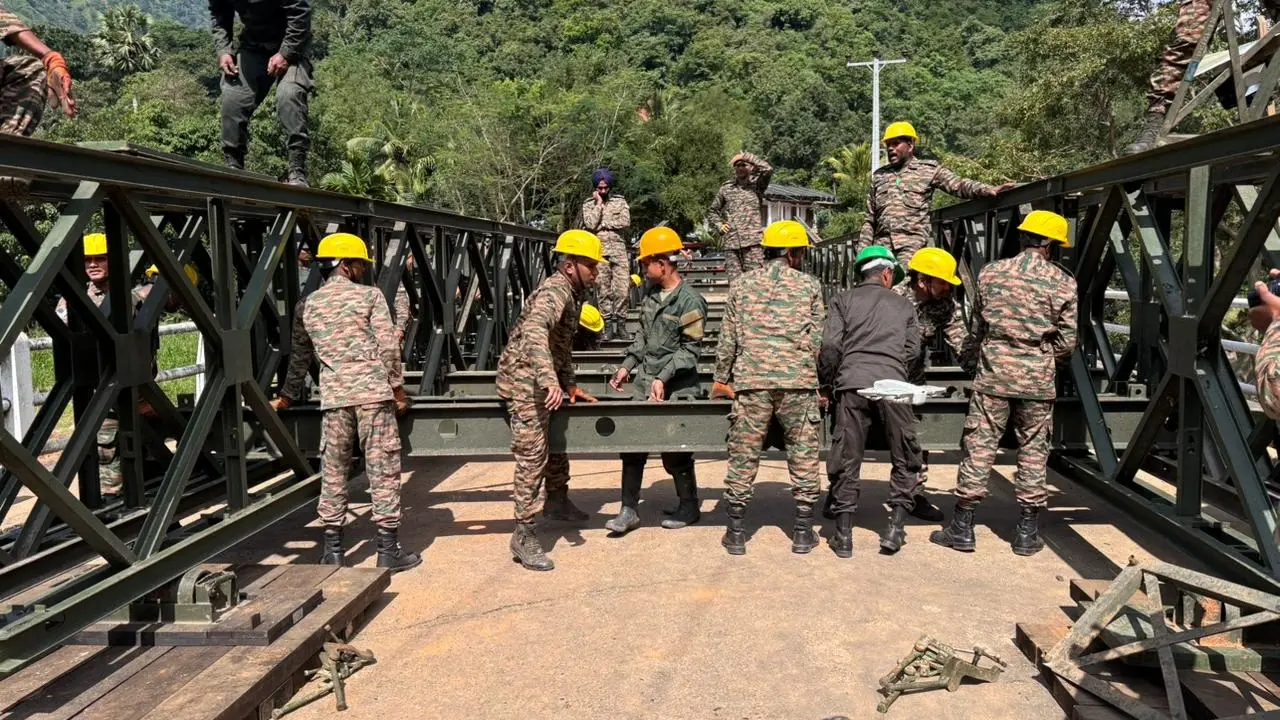 Operation Sagar Bandhu: Indian Army Engineers Launch 100-ft Bailey Bridge to Restore Connectivity