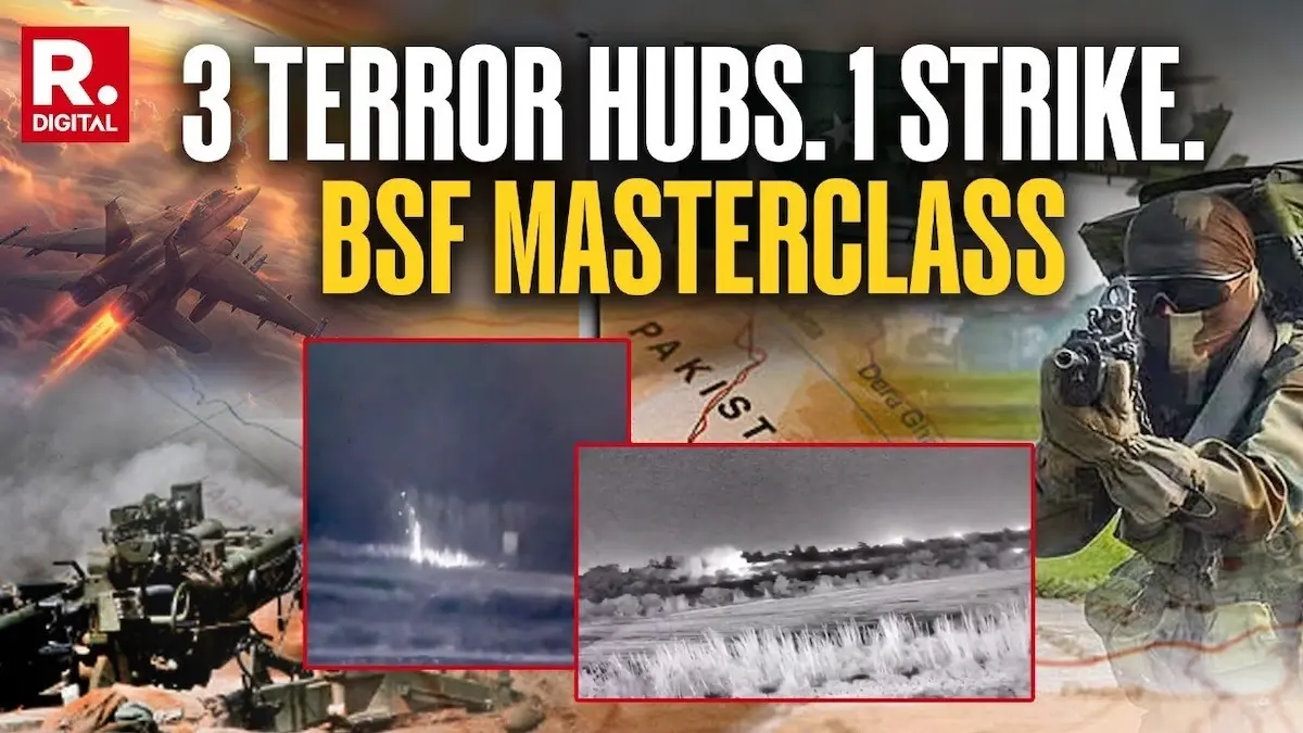 New Video From Operation Sindoor Shows Massive Destruction of Critical Pakistani Posts Operation Sindoor, Pakistan, BSF