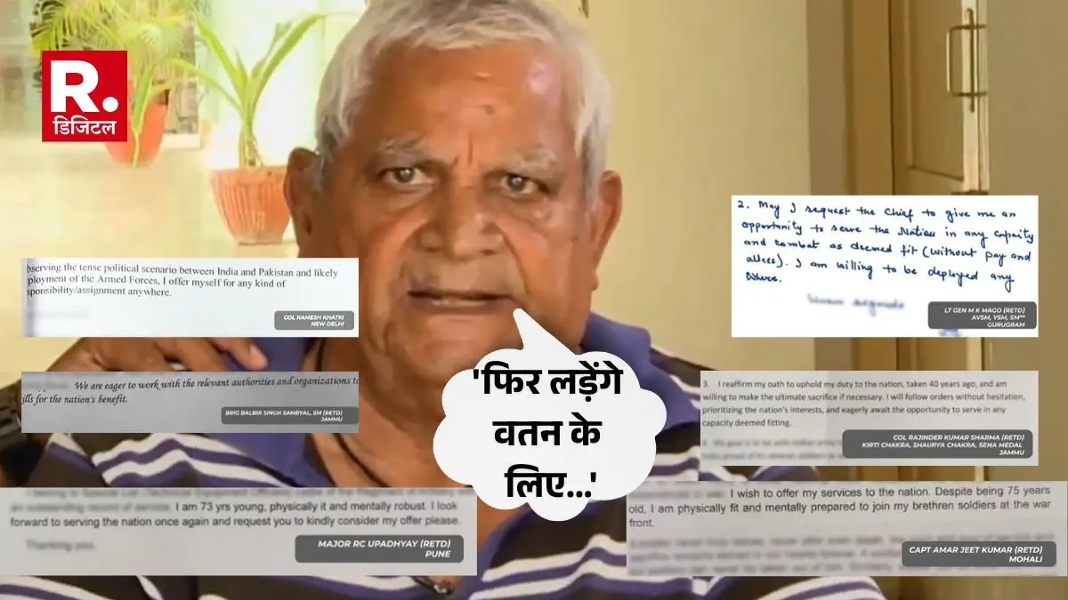 Operation Sindoor Veterans Retired soldiers ready to go to border