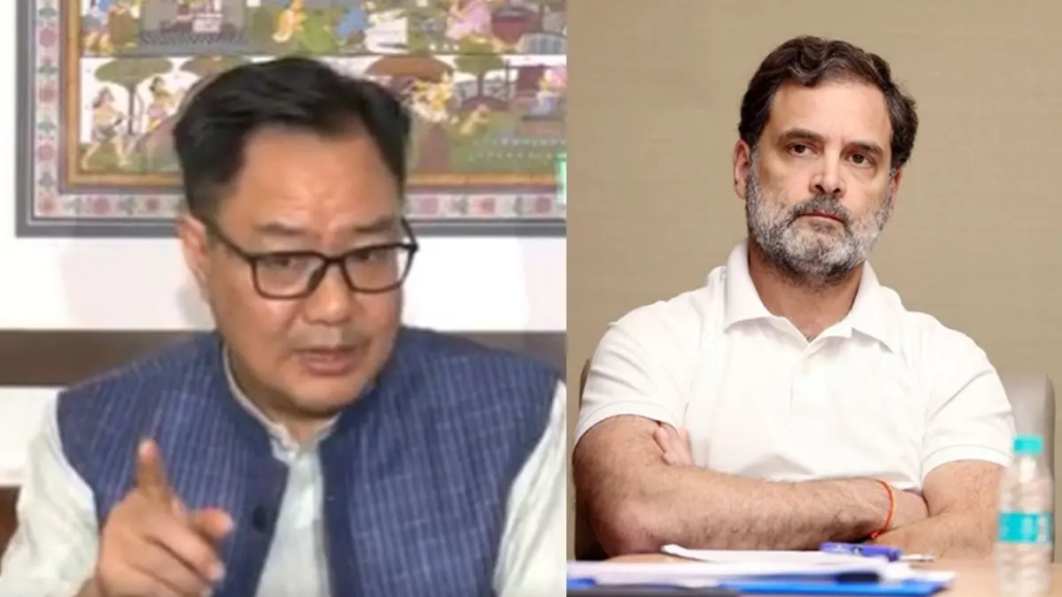 'Opposition Is Running Malicious Campaign To Discredit Constitutional Organisations': Kiren Rijiju On Rahul Gandhi's Remarks Against Election Commission