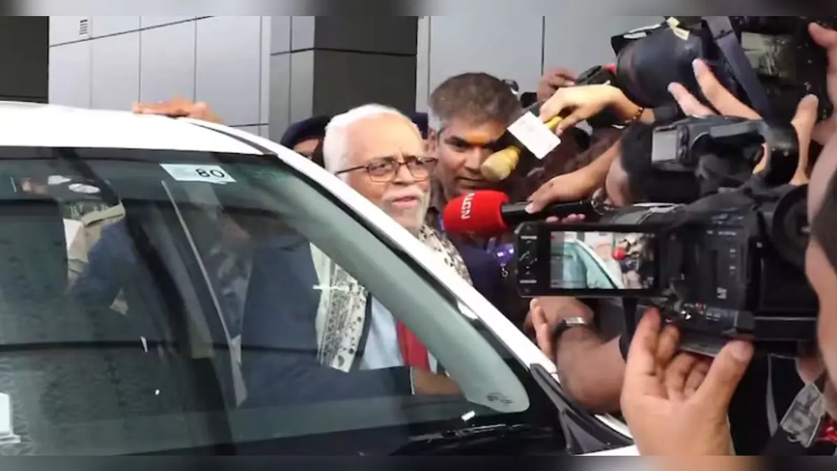 Opposition VP candidate B. Sudershan Reddy Criticized By Union Minister Rajiv Ranjan Singh For 'Extending Naxalism'