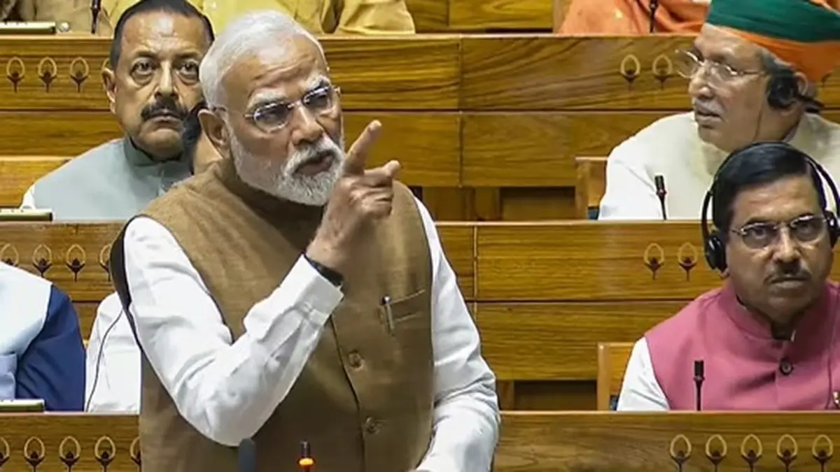 M Modi During Ops Sindoor Debate