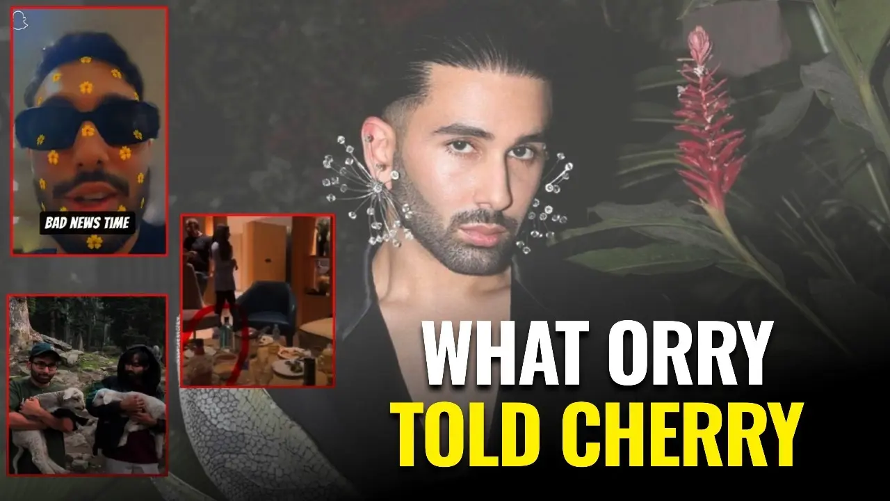 Orry's message to his organiser Cherry Sin