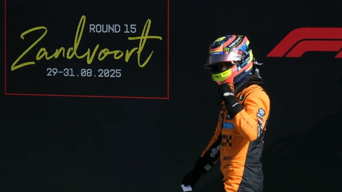 F1: McLaren Star Oscar Piastri Stuns Teammate Lando Norris To Take Fifth Pole Position Of 2026 Season At Dutch GP Oscar Piastri celebrates his pole position after the qualifying session at the Dutch Grand Prix