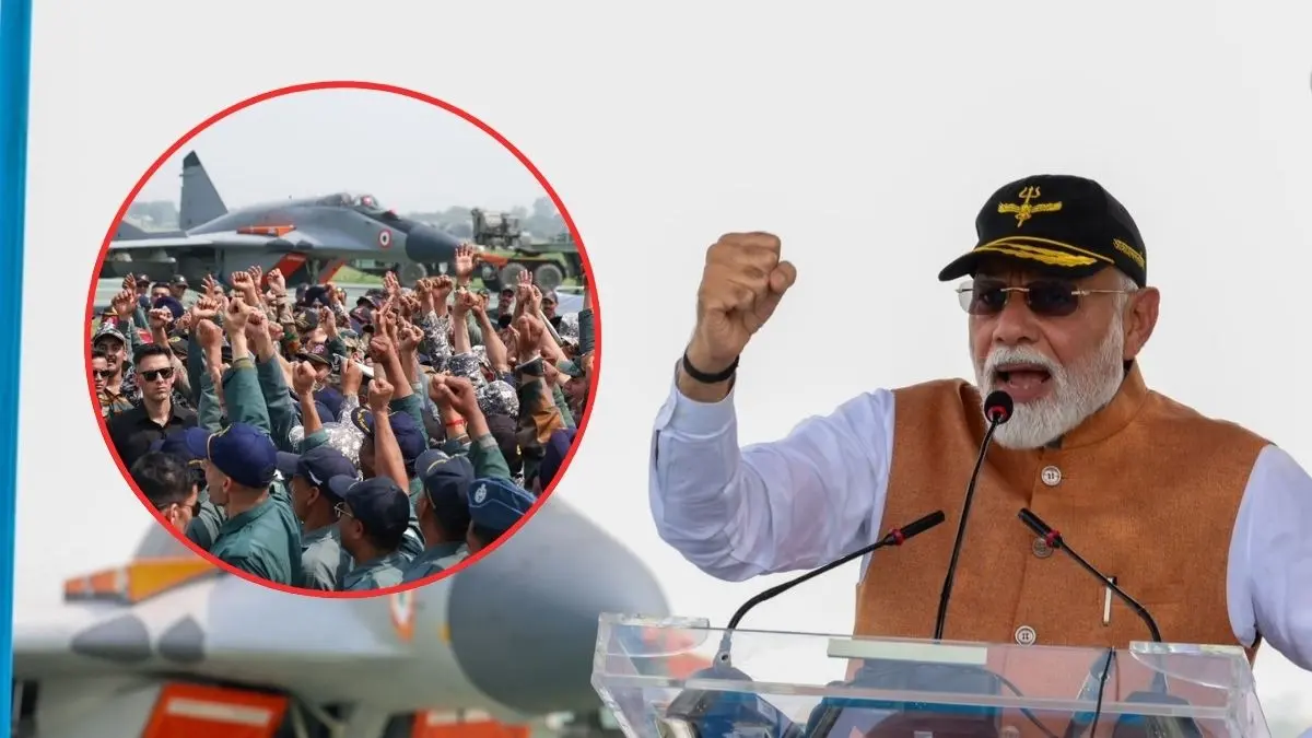 Our Missiles Attack, Enemy Hears 'Bharat Mata Ki Jai': PM Modi Sets the Record Straight At Adampur Air Base Our Missiles Attack, Enemy Hears 'Bharat Mata Ki Jai': PM Modi Sets the Record Straight At Adampur Air Base