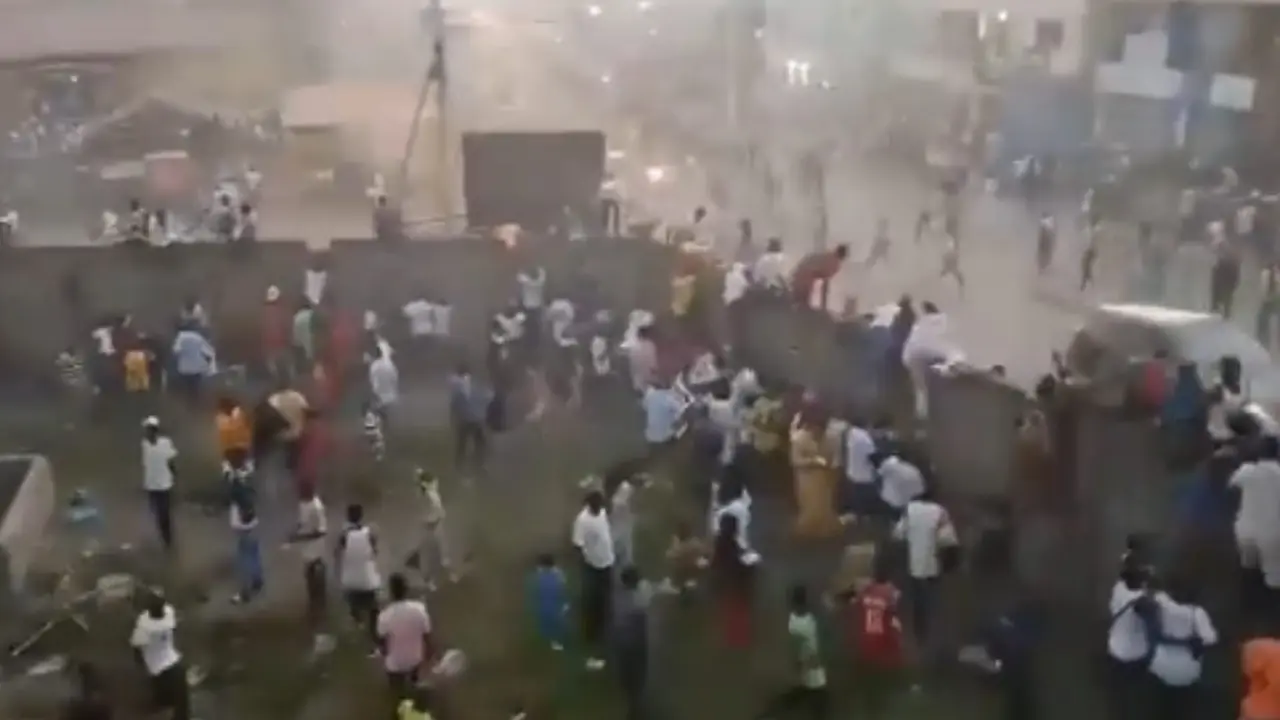 56 People Killed in Stampede After Clashes at Guinea Soccer Match | Video Over Dozens Killed in Stampede After Clashes at Guinea Soccer Match | Video